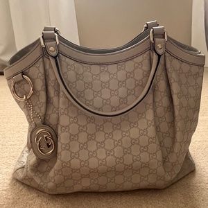GUCCI Guccissima Signature Medium Sukey Tote